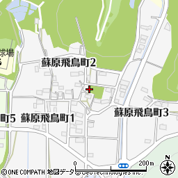 岐阜県各務原市蘇原飛鳥町周辺の地図