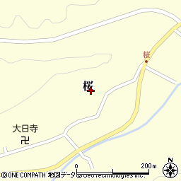 鳥取県倉吉市桜周辺の地図