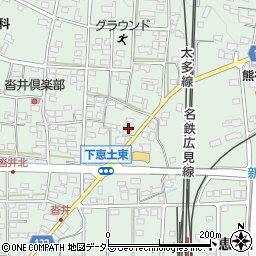 岐阜県可児市下恵土988周辺の地図