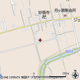 滋賀県長浜市月ヶ瀬町411周辺の地図