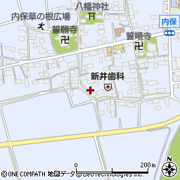 滋賀県長浜市内保町1394周辺の地図