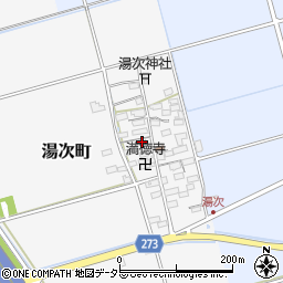 滋賀県長浜市湯次町66周辺の地図