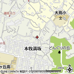 神奈川県横浜市中区本牧満坂157周辺の地図