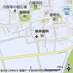 滋賀県長浜市内保町1393周辺の地図