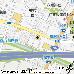 日産プリンス神奈川厚木店周辺の地図