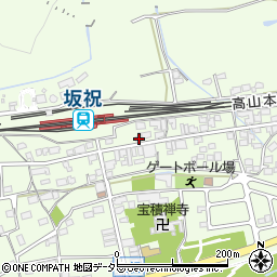 岐阜県加茂郡坂祝町取組357周辺の地図