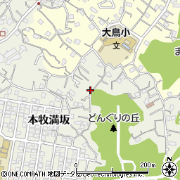 神奈川県横浜市中区本牧満坂146周辺の地図