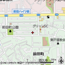 前田ハイツ１６号棟周辺の地図
