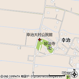 幸治大村公民館周辺の地図