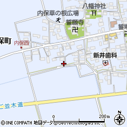 滋賀県長浜市内保町1357周辺の地図