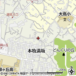 神奈川県横浜市中区本牧満坂周辺の地図
