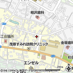 銚子信用金庫茂原支店周辺の地図