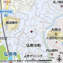コスモ弘明寺周辺の地図