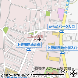 神奈川県横浜市泉区上飯田町2121-37周辺の地図