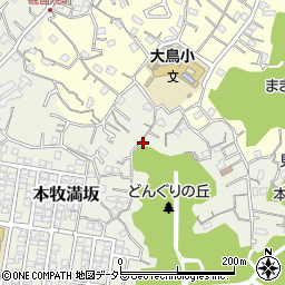 神奈川県横浜市中区本牧満坂125周辺の地図