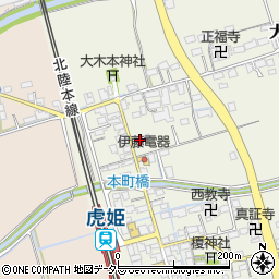 滋賀県長浜市大寺町1009周辺の地図