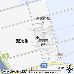 滋賀県長浜市湯次町55周辺の地図