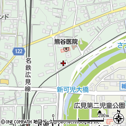 岐阜県可児市下恵土256-4周辺の地図