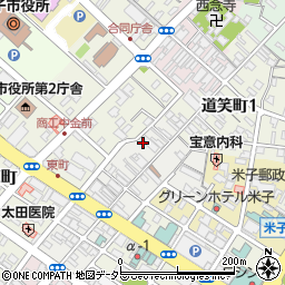 鳥取県米子市日野町周辺の地図