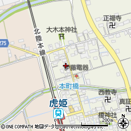 滋賀県長浜市大寺町1007周辺の地図
