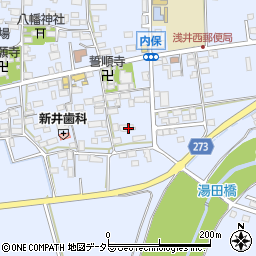 滋賀県長浜市内保町1129周辺の地図