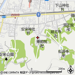 島根県安来市安来町1410周辺の地図