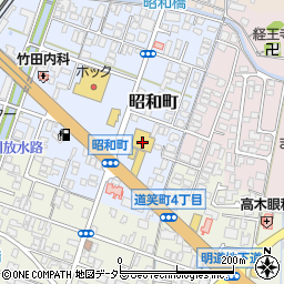 ドラッグストア・ウェルネス　昭和町店周辺の地図
