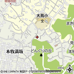 神奈川県横浜市中区本牧満坂126周辺の地図