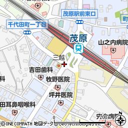 駅前南口周辺の地図