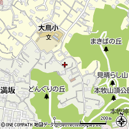神奈川県横浜市中区本牧満坂4周辺の地図