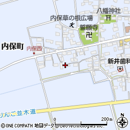 滋賀県長浜市内保町1347周辺の地図
