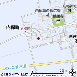 滋賀県長浜市内保町1342周辺の地図