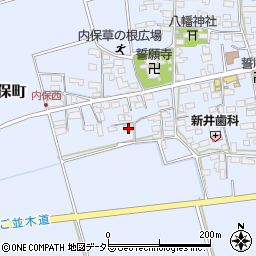 滋賀県長浜市内保町1358周辺の地図