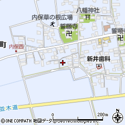 滋賀県長浜市内保町1374周辺の地図