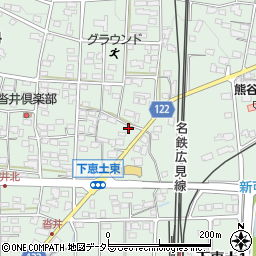 岐阜県可児市下恵土984周辺の地図