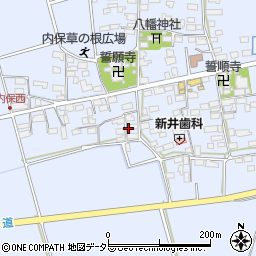 滋賀県長浜市内保町1377周辺の地図
