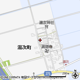 滋賀県長浜市湯次町54周辺の地図