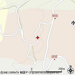 兵庫県美方郡香美町小代区東垣133周辺の地図