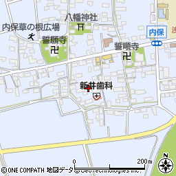 滋賀県長浜市内保町1389周辺の地図
