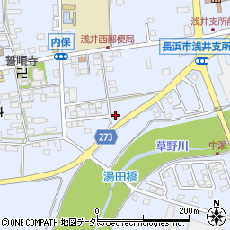 滋賀県長浜市内保町2404周辺の地図
