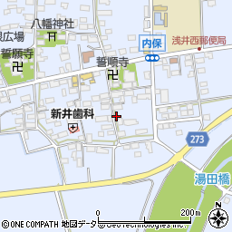滋賀県長浜市内保町1130周辺の地図