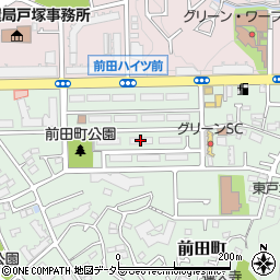 前田ハイツ１３号棟周辺の地図