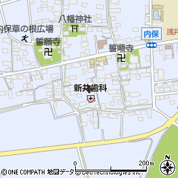 滋賀県長浜市内保町1388周辺の地図