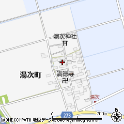 滋賀県長浜市湯次町64周辺の地図