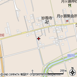 滋賀県長浜市月ヶ瀬町410周辺の地図
