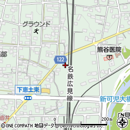 岐阜県可児市下恵土293周辺の地図