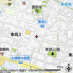 なの花薬局　岐阜東島店周辺の地図