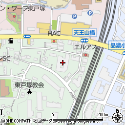 サンクタス東戸塚オーセントヒルズ周辺の地図