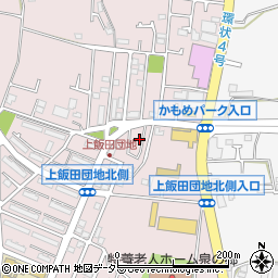 神奈川県横浜市泉区上飯田町2121-29周辺の地図