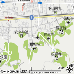 島根県安来市安来町1426周辺の地図